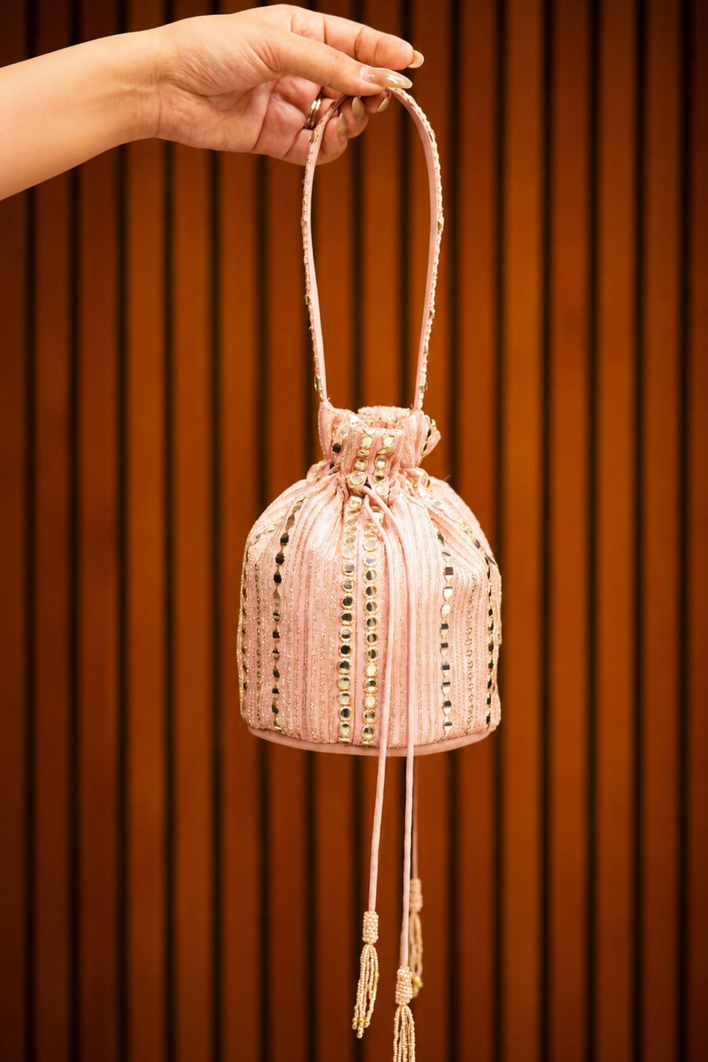 Blush Radiance Potli bag