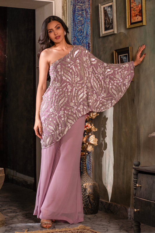 Lilac Purple Sequence Co-ord Set