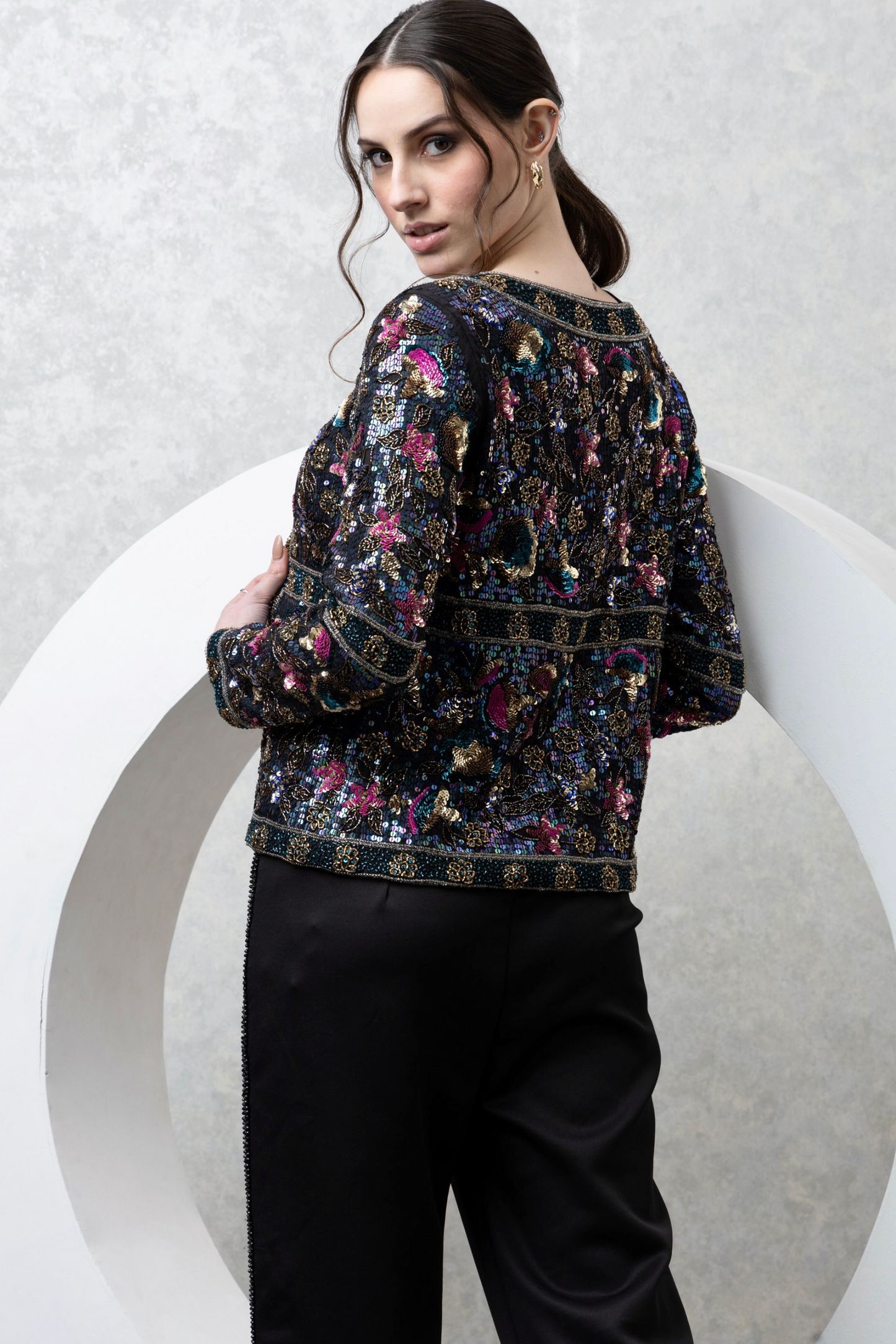 Multi-coloured Embroidered Co-ord set