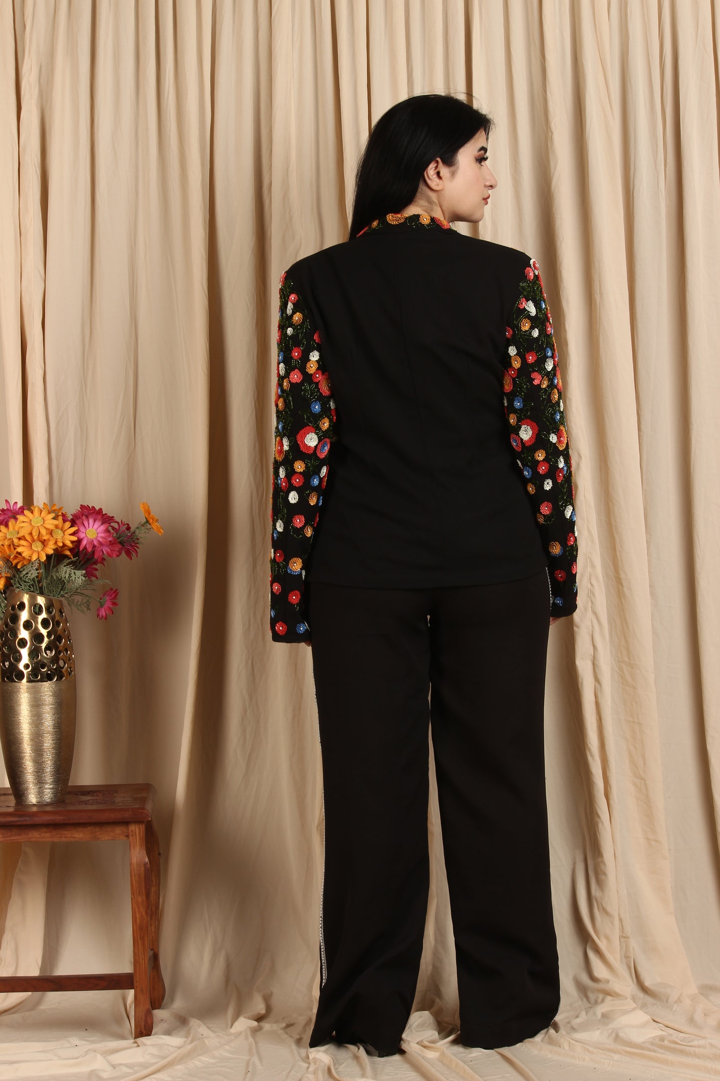 Multicoloured Sequin Embellished Co-Ord Set