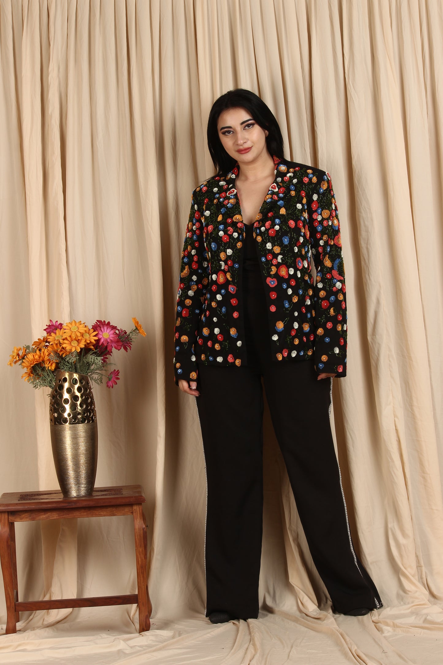 Multicoloured Sequin Embellished Co-Ord Set