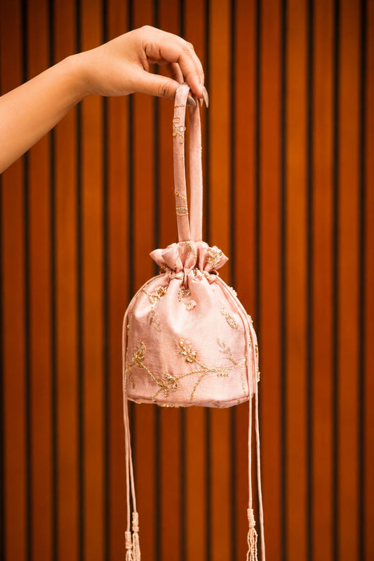 Peony Pink Potli Bag