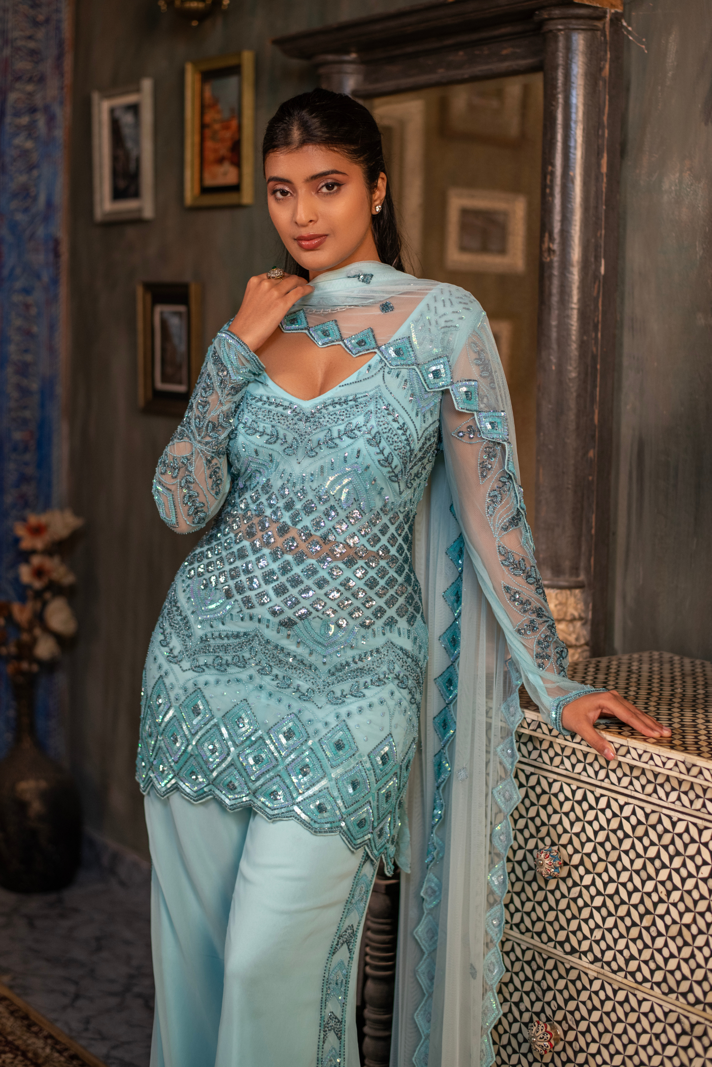 Sky Blue Co-ord Set