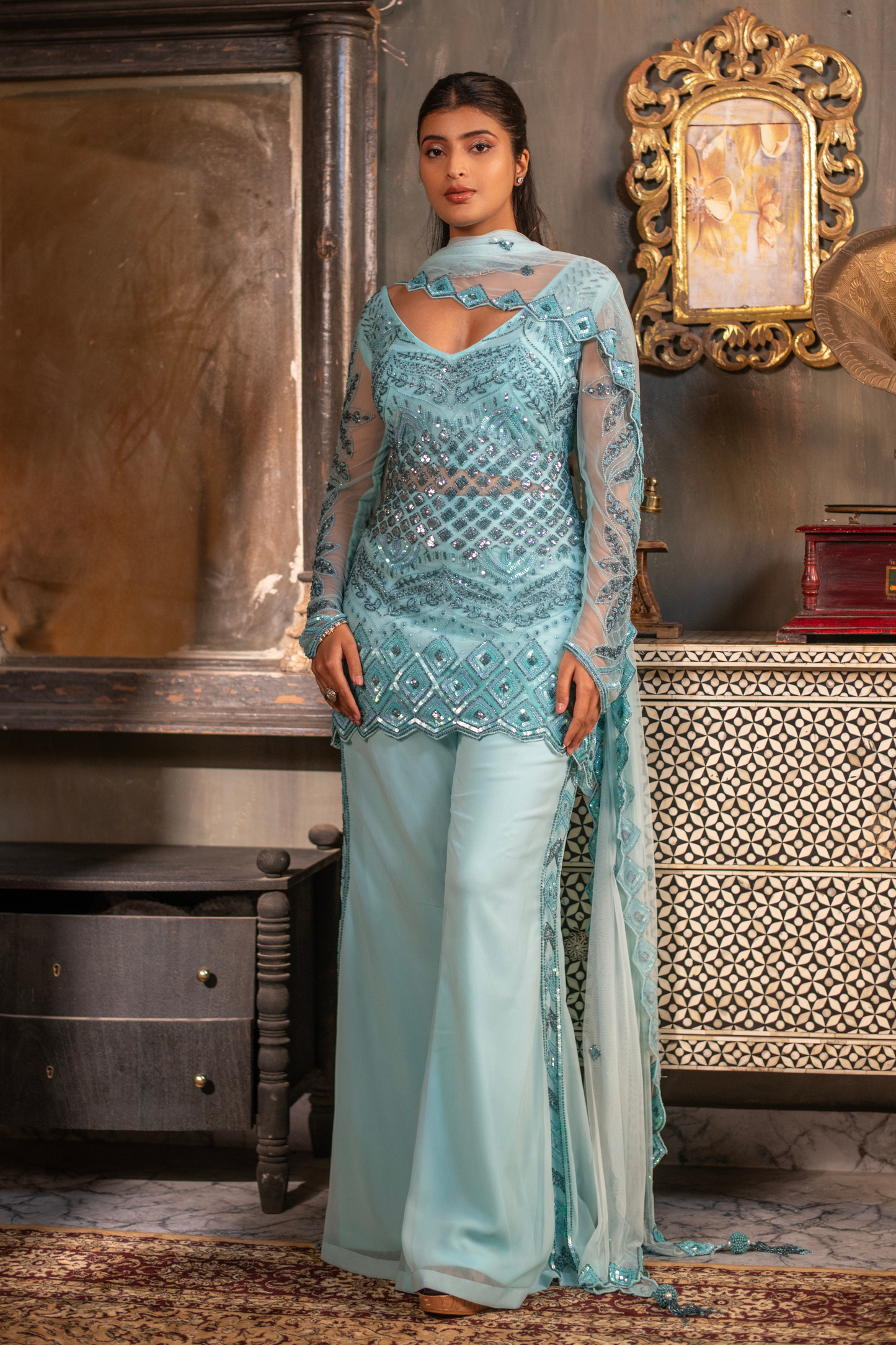 Sky Blue Co-ord Set
