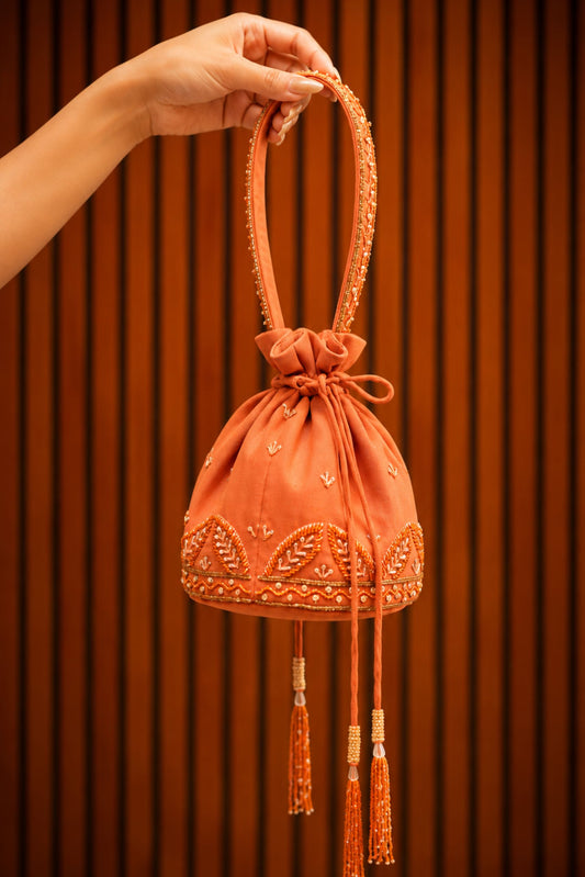 Sunset Ember Potli Bag
