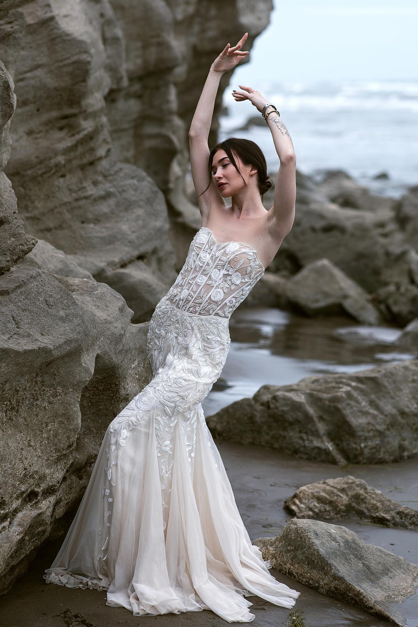 White Long Gown Dress