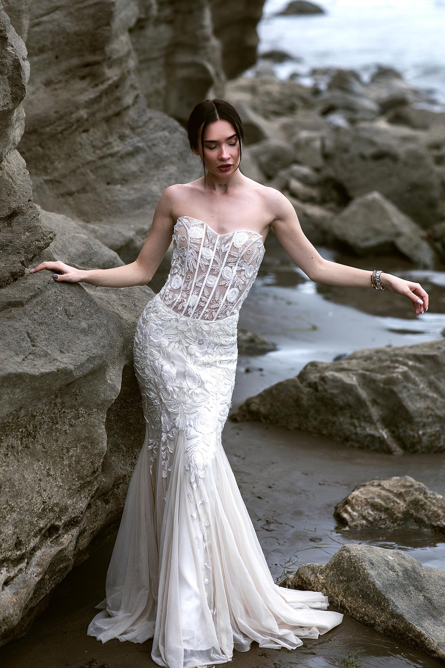 White Long Gown Dress